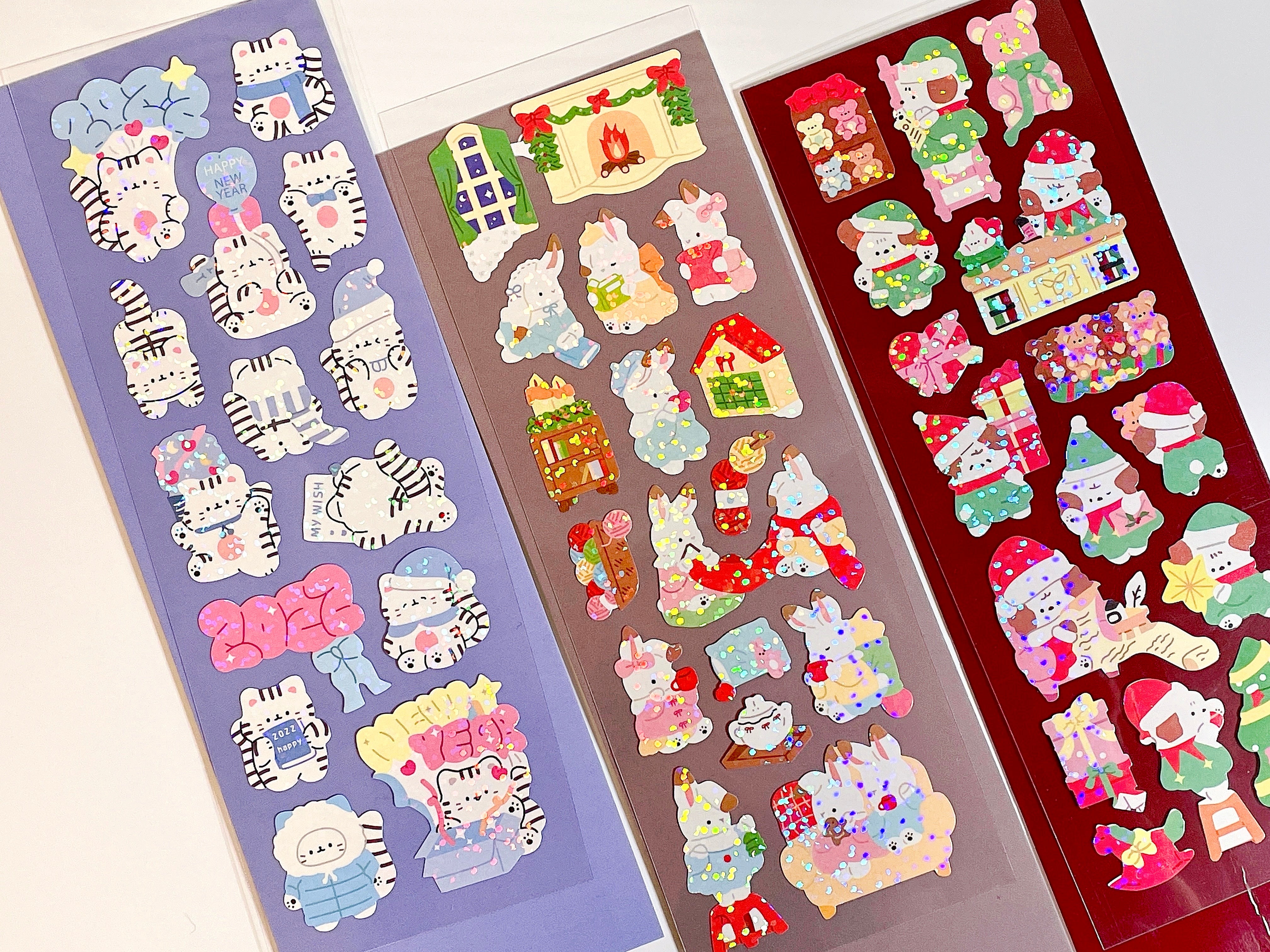 Bunny and Bear Toploader Sticker